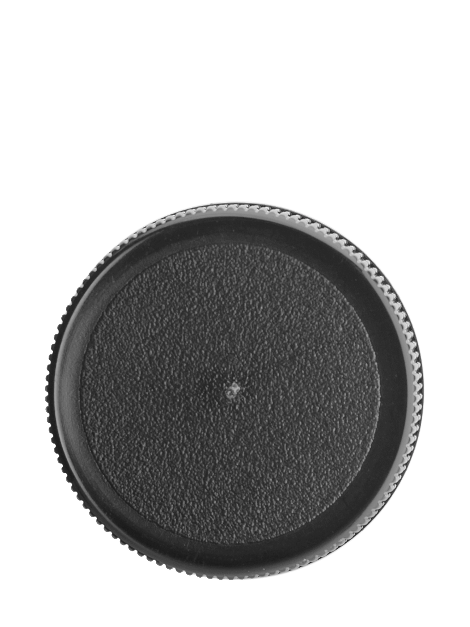 Black PP Plastic 28-400 Ribbed Skirt Lid – L051BKH155
