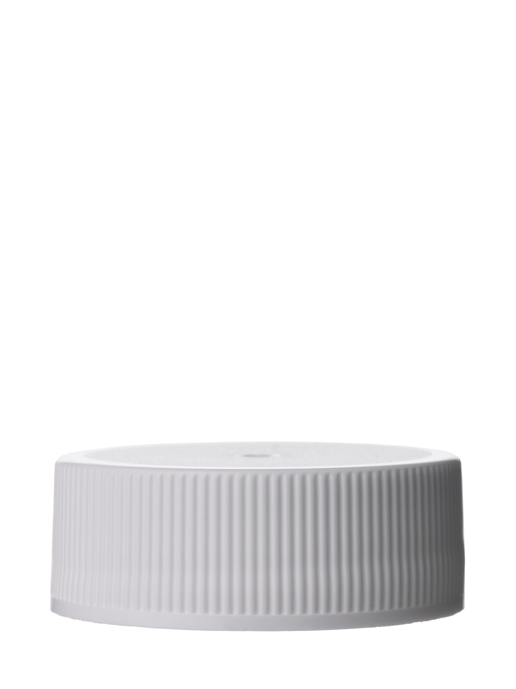 White PP Plastic 28-400 Ribbed Skirt Lid – L051WHH137