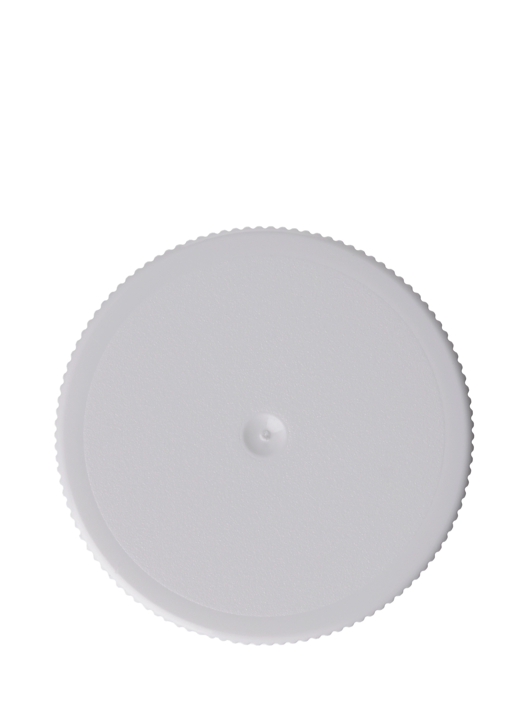 White PP Plastic 28-400 Ribbed Skirt Lid – L051WHH137