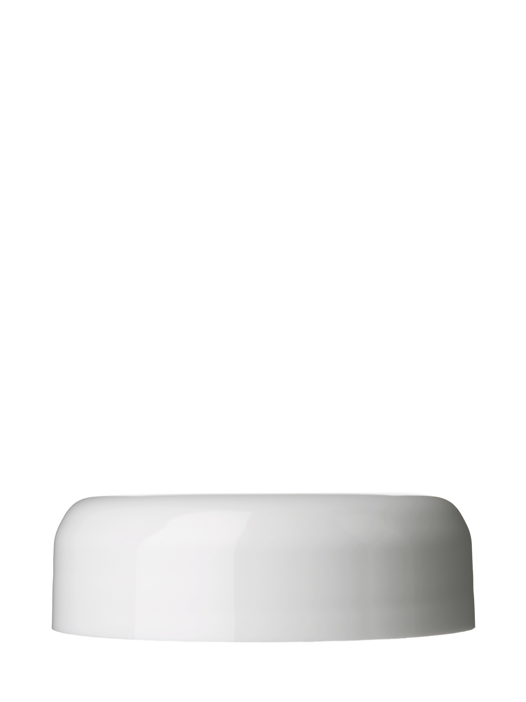 White PP Plastic 48-400 Dome Lid – L055WHF2