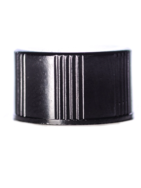 Black Phenolic 13-425 Ribbed Skirt Lid – L065B