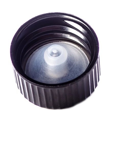 Black PP Plastic 20-400 Lid – L071