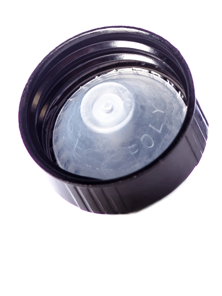 Black Phenolic 28-400 Lid – L084N