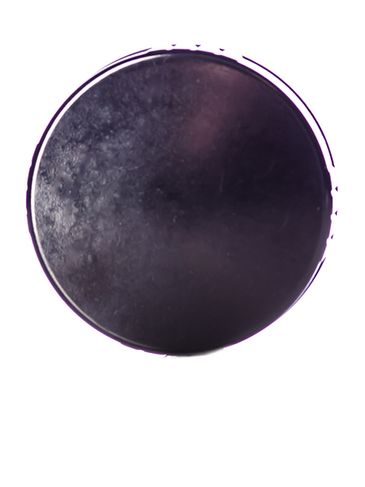 Black phenolic 38-400 lid with PE polycone liner
