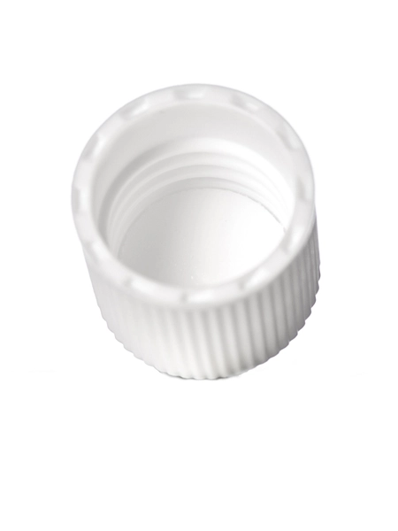 White PP Plastic 15-415 Ribbed Skirt Lid – L102