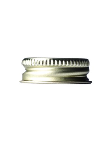 Gold metal 28-400 lid with standard plastisol liner