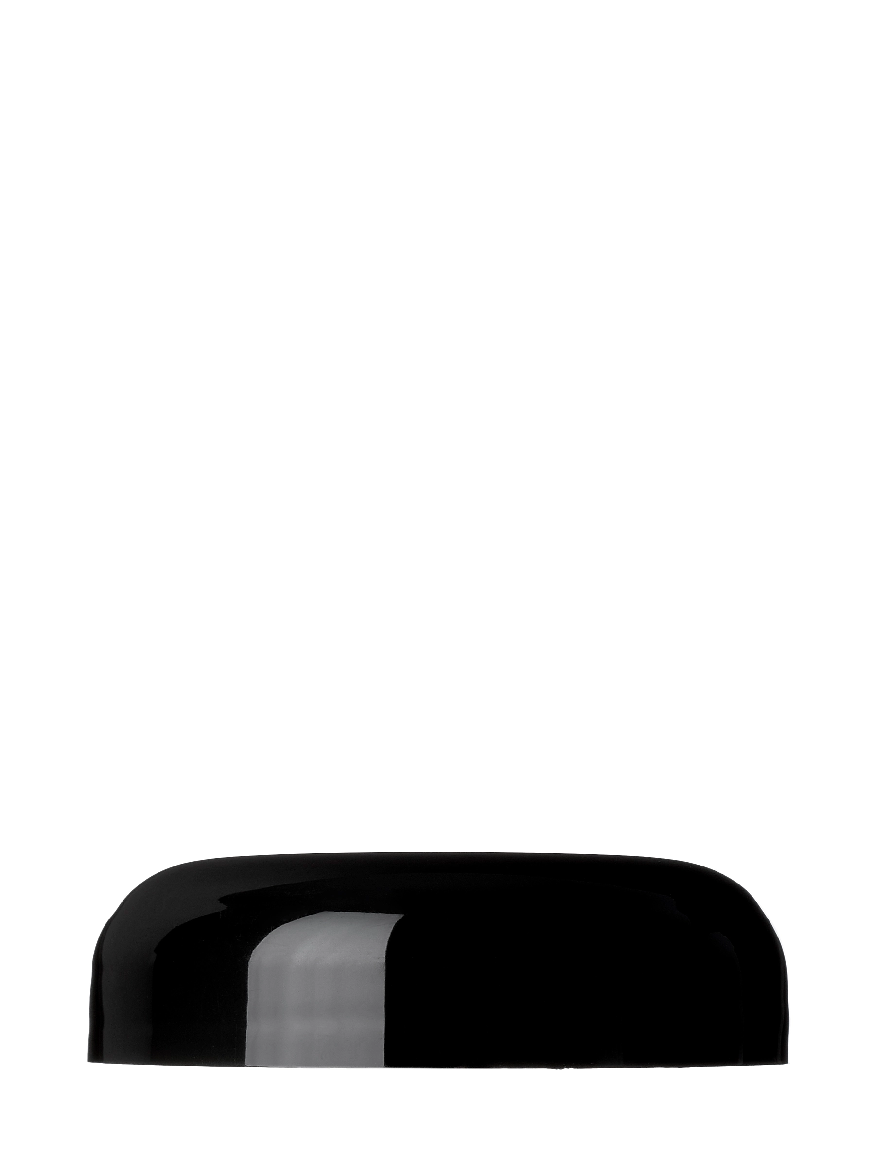 Black PP Plastic 53-400 Dome Lid – L1134BKF2