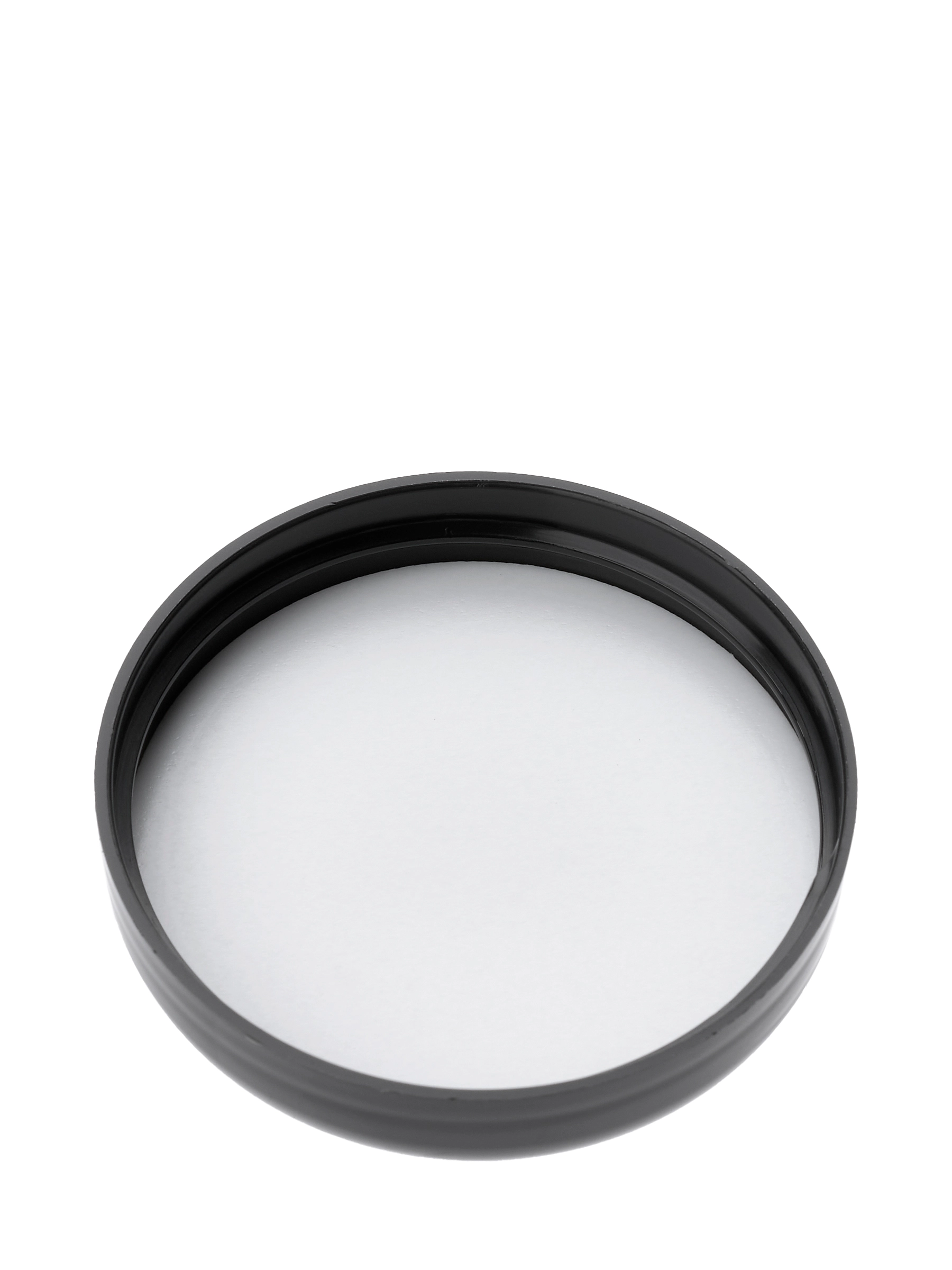 Black PP Plastic 53-400 Dome Lid – L1134BKF2