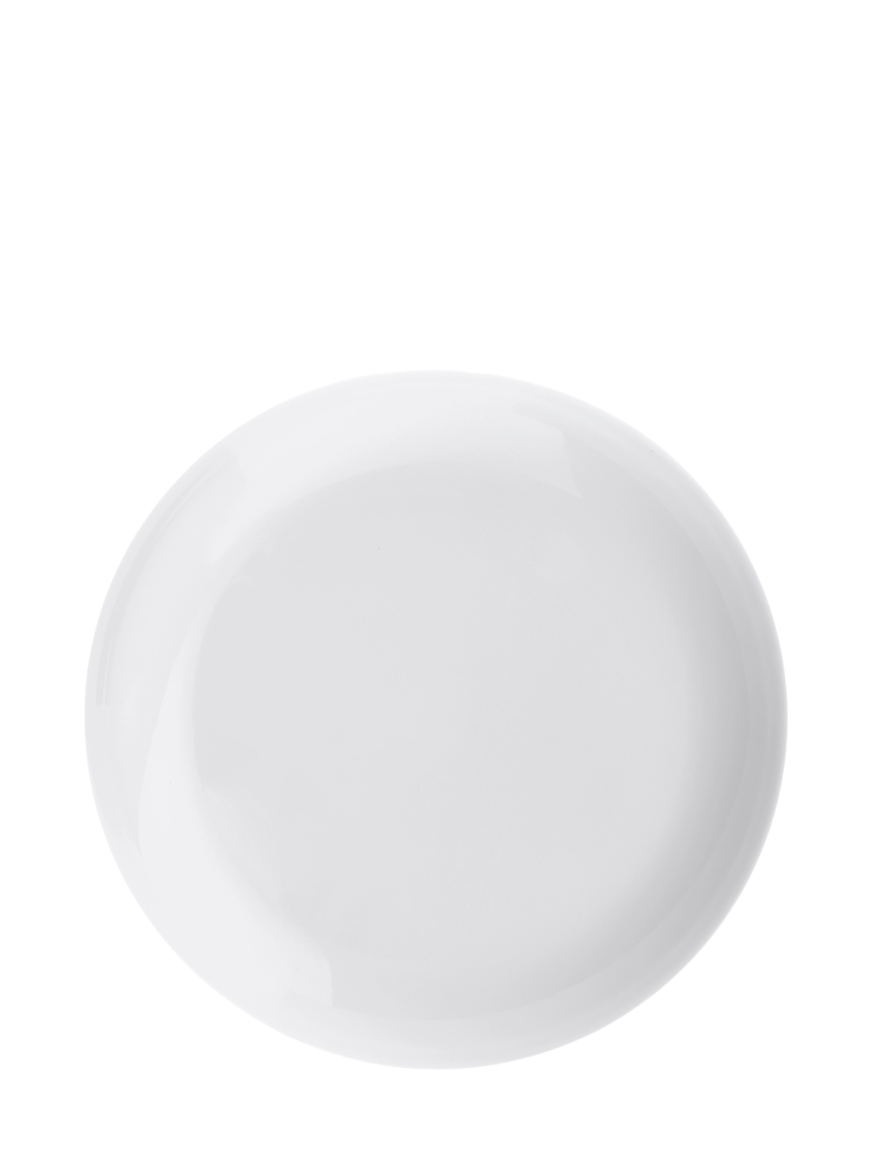 White PP Plastic 53-400 Unlined Dome Lid – L1134WH