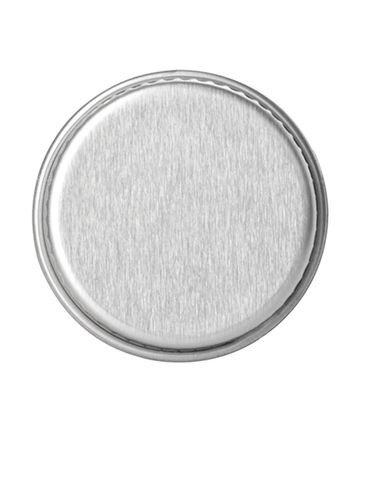 Silver aluminum lid 24-400 with foam liner