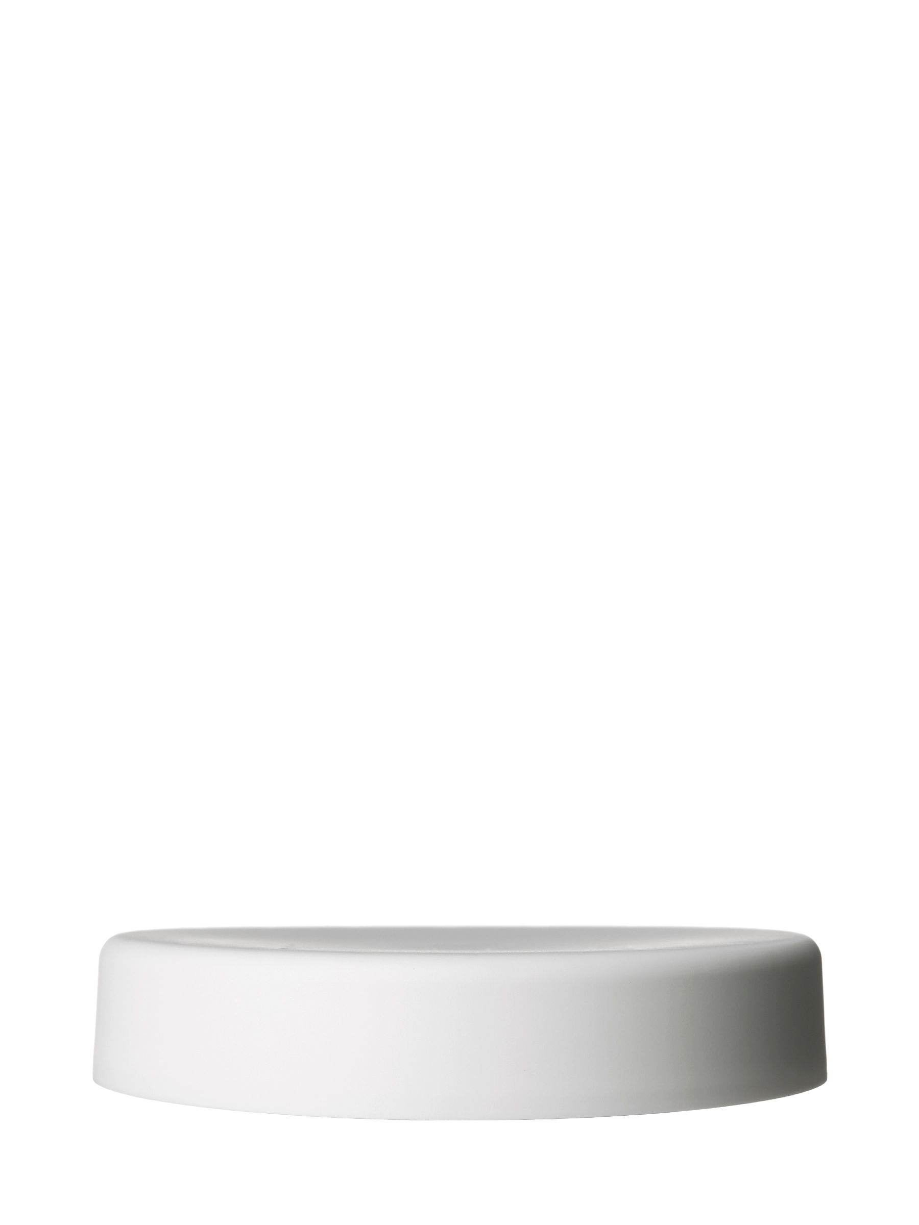 White PP Plastic 89-400 Child-Resistant Smooth Pictorial Lid – L1160WHH28