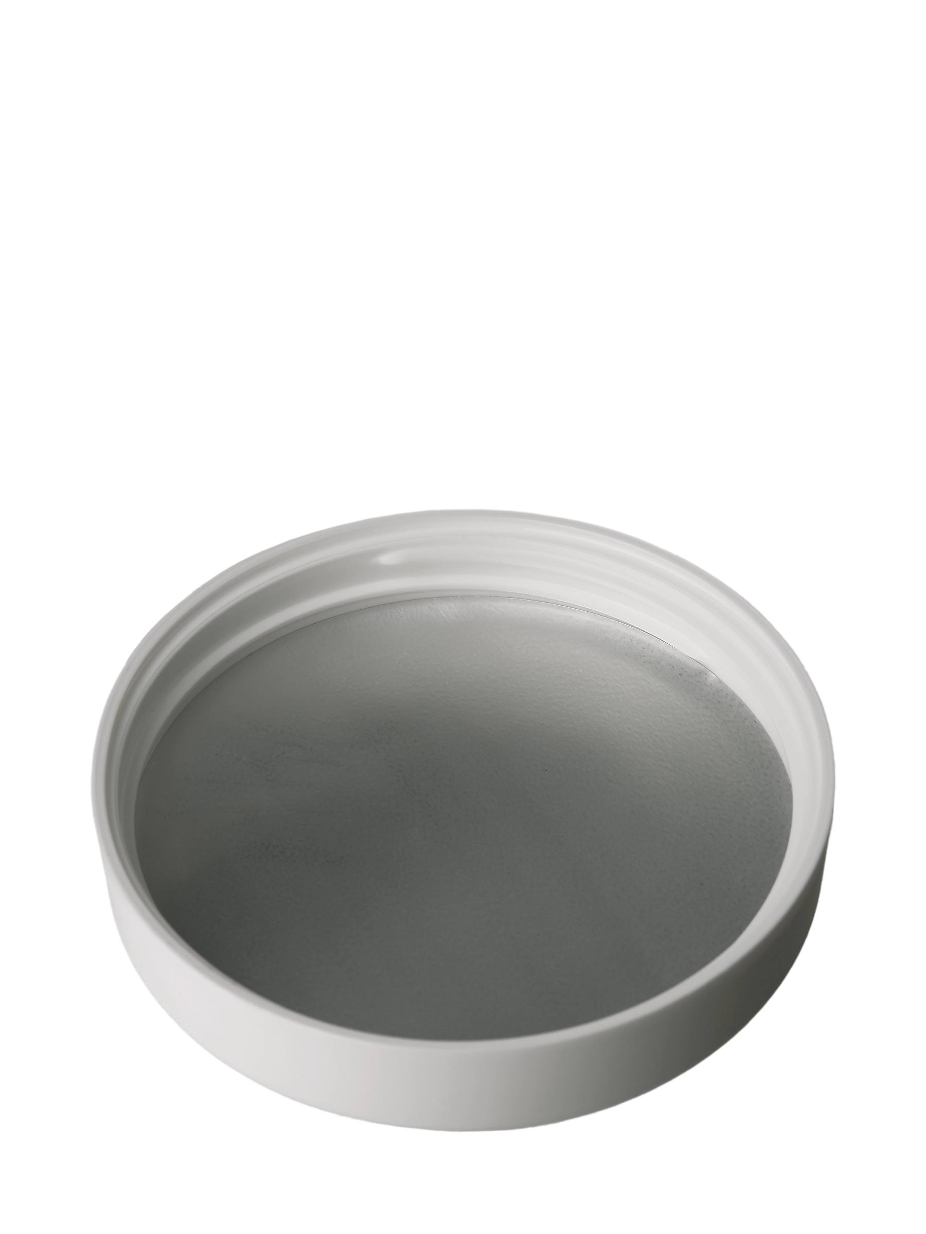 White PP Plastic 89-400 Child-Resistant Smooth Pictorial Lid – L1160WHH28