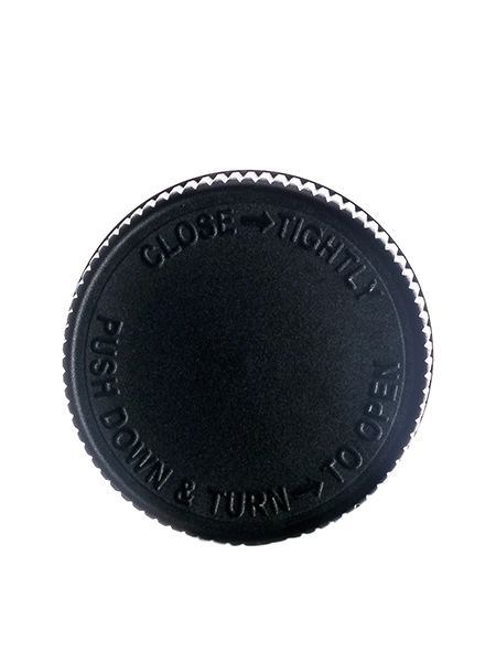 Black PP Plastic 33-400 Child-Resistant Lid – L1187BKH75
