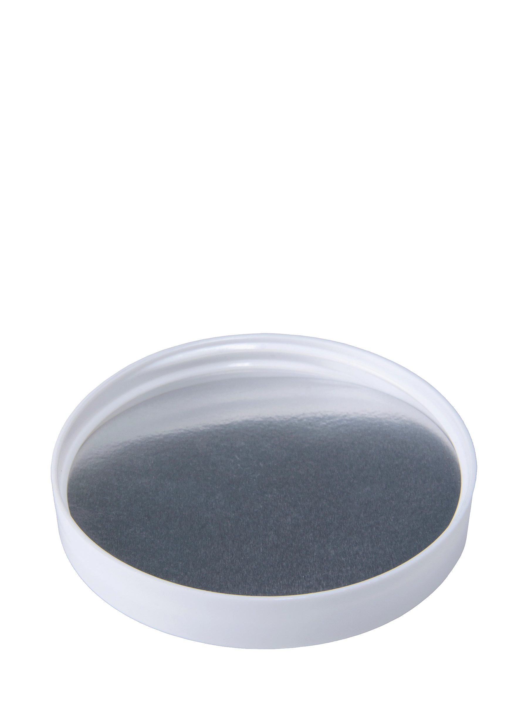 White PP Plastic 89-400 Smooth Skirt Lid – L1234WHH51