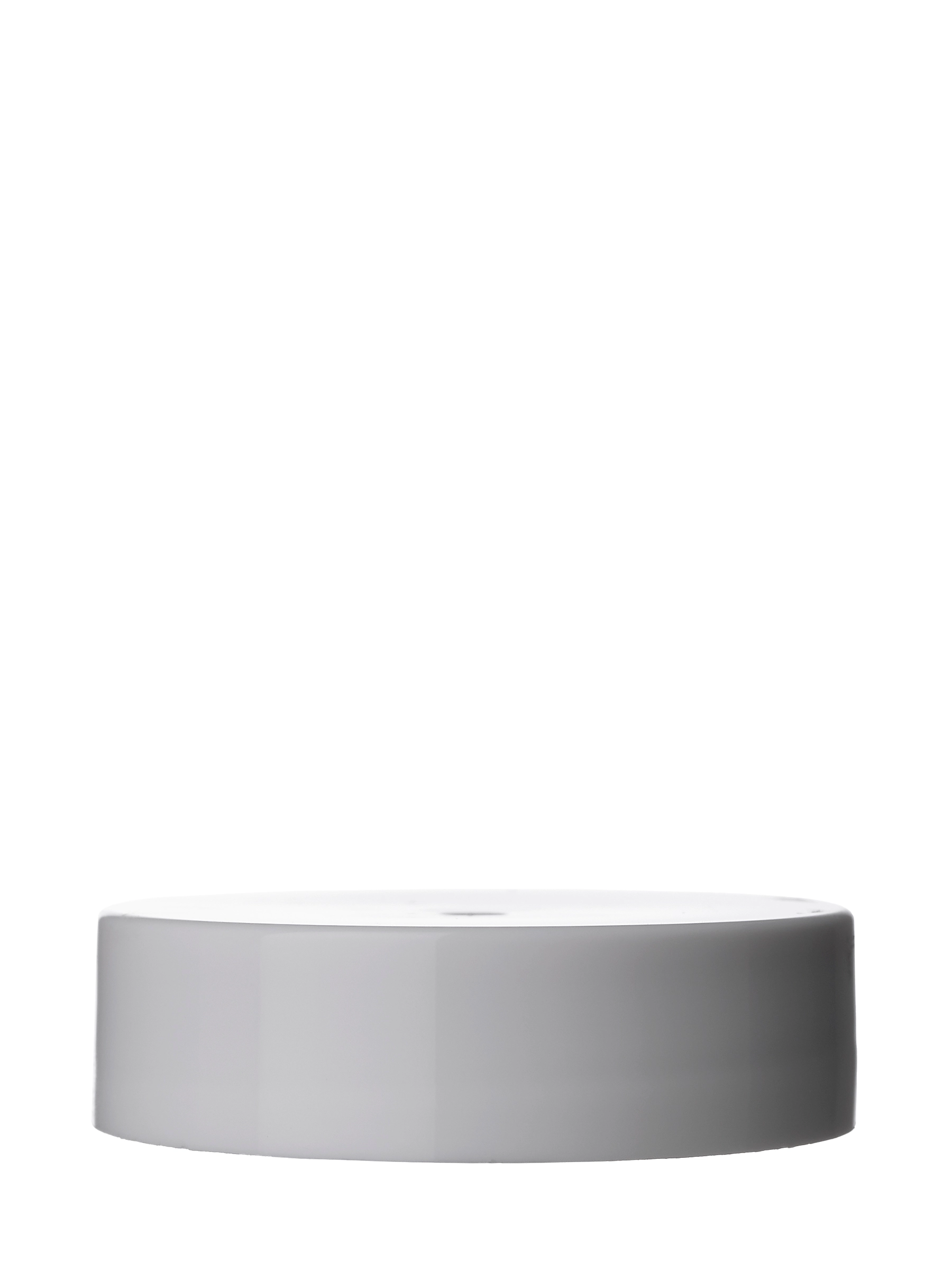 White PP Plastic 38-400 Smooth Skirt Lid – L1299WHH75