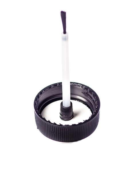 Black PP Plastic 28-400 Brush Cap – L133
