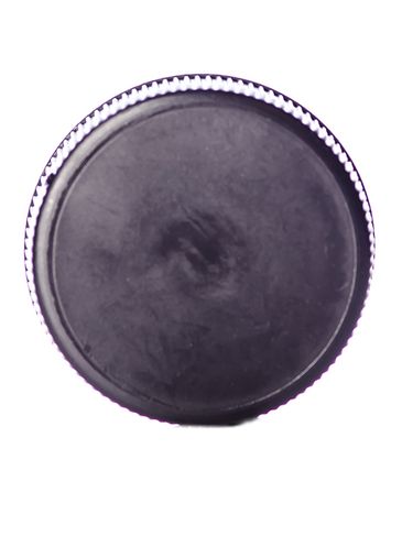 Black PP plastic 28-400 brush cap with foam liner