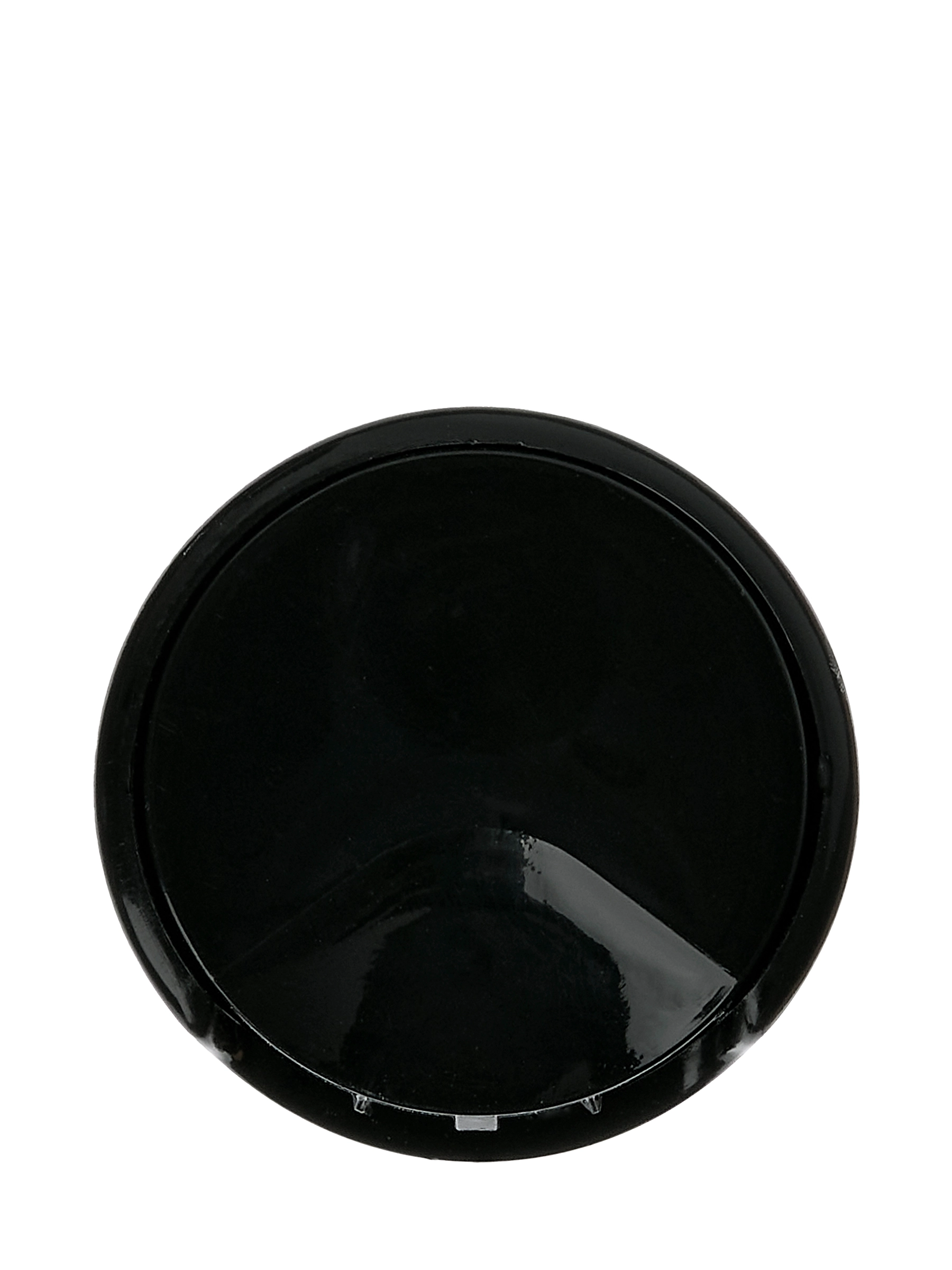 Black PP Plastic 20-410 Smooth Skirt Disc Top Lid – L1384BKP4