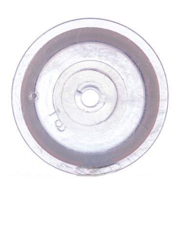 Natural-colored LDPE plastic 24mm orifice reducer (.094 inch orifice)