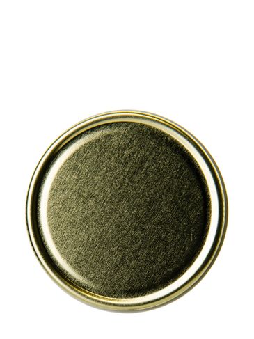Gold metal 58-400 lid with standard plastisol liner