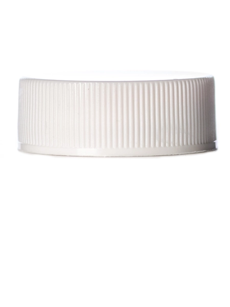 White PP Plastic 28-400 Ribbed Skirt Lid – L145WHH64