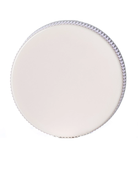 White PP Plastic 28-400 Ribbed Skirt Lid – L145WHH64