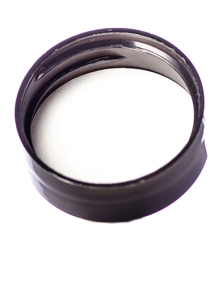 Black PP Plastic 28-400 Smooth Skirt Lid – L147BKF1