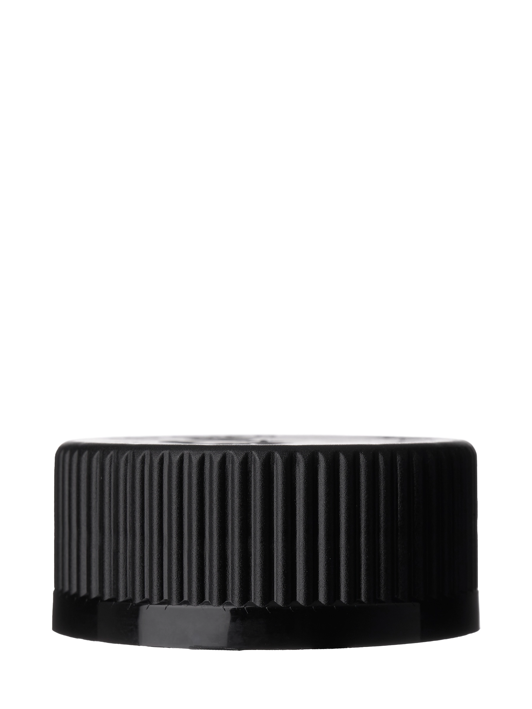 Black PP Plastic 38-400 Child-Resistant Pictorial and Text Lid – L1492BKH145