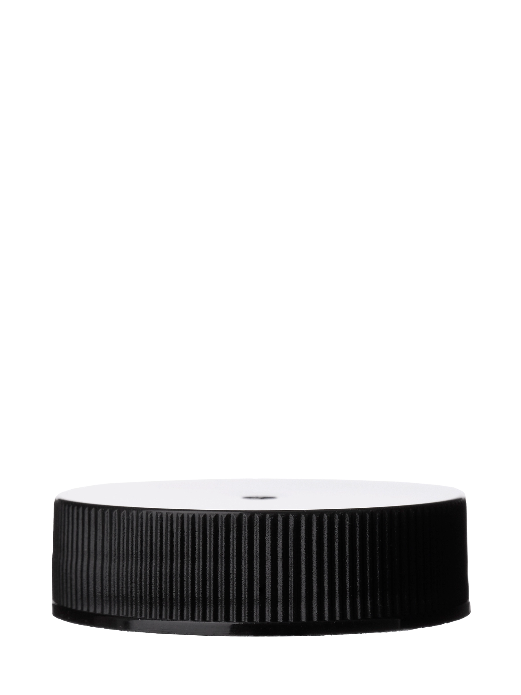 Black PP Plastic 38-400 Ribbed Skirt Lid – L1493BKH75