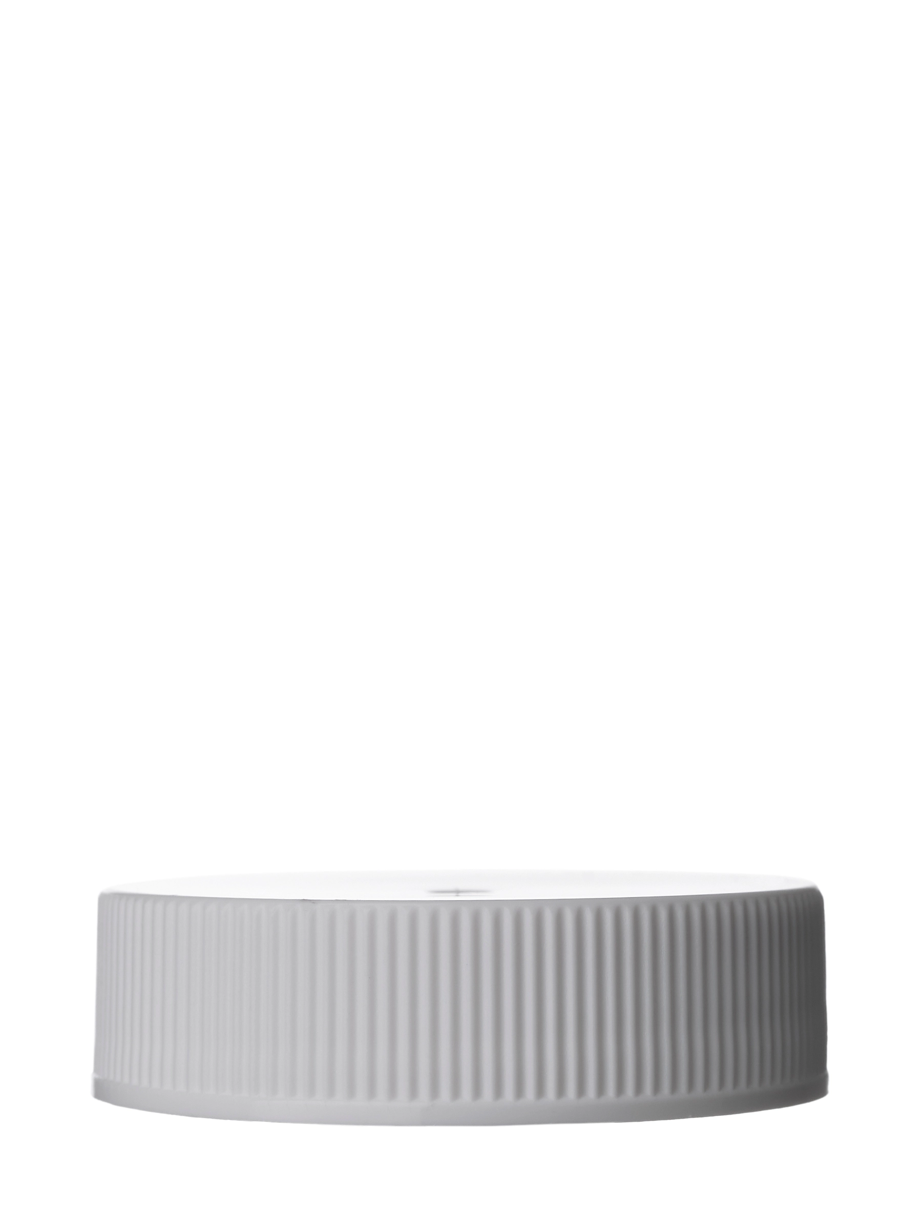 White PP Plastic 38-400 Ribbed Skirt Lid – L1493WHH75