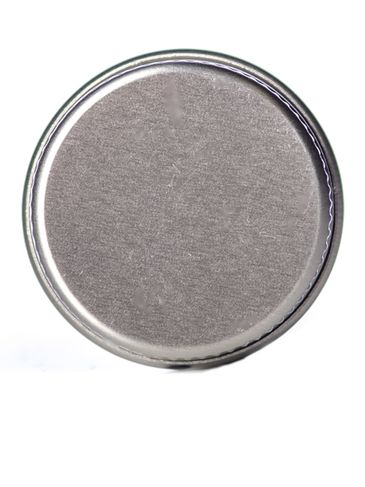 Silver metal 28-400 lid with foam liner