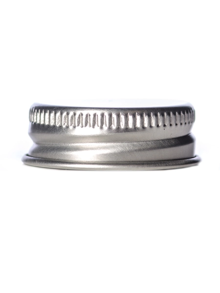 Silver Metal 28-400 Lid – L151