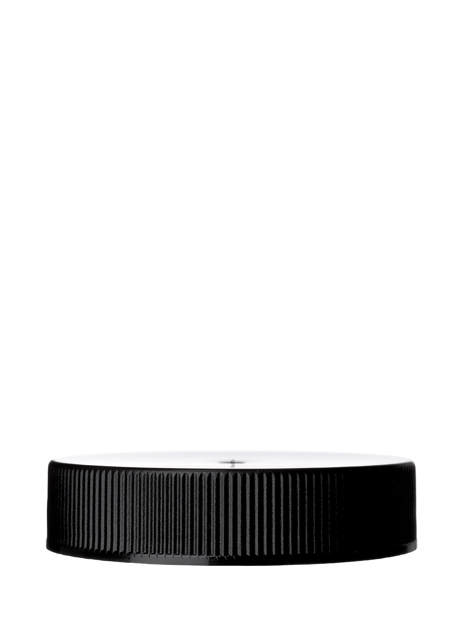 Black PP Plastic 45-400 Ribbed Skirt Lid – L15500BKH15
