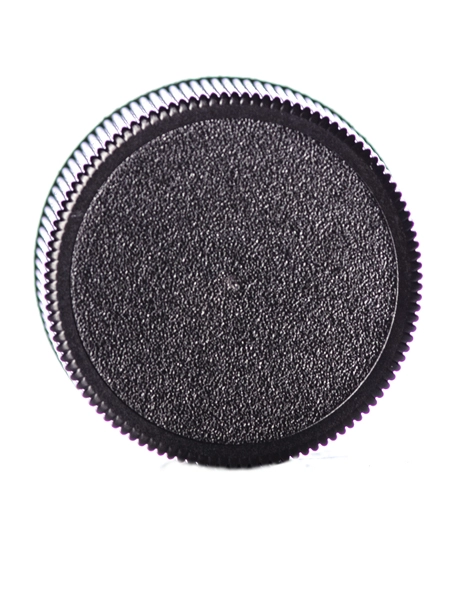 Black PP Plastic 28-410 Ribbed Skirt Lid – L160BKF2