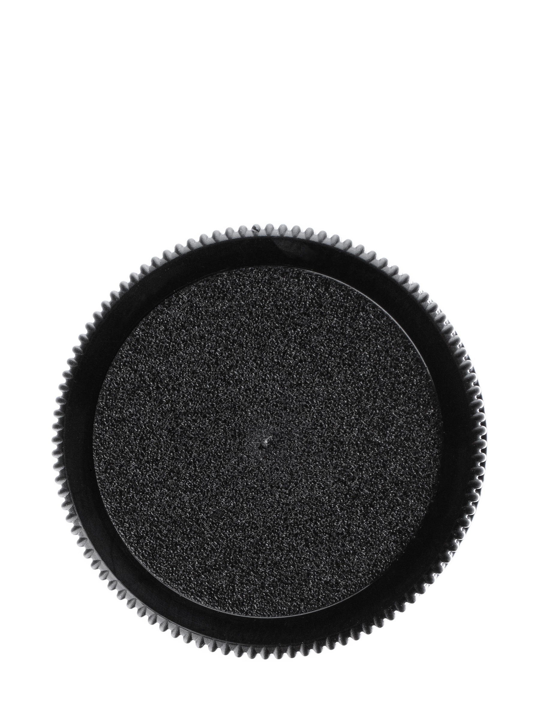 Black PP Plastic 28-410 Ribbed Skirt Lid – L160BKH14