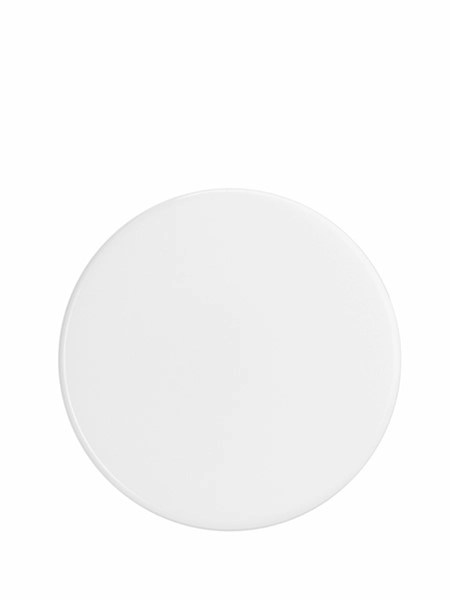 White PP Plastic 33-400 Smooth Skirt Lid – L1670WHF1