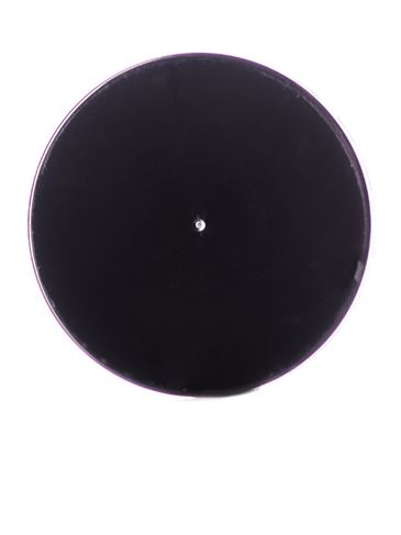 Black PP plastic 70-400 smooth skirt lid with foam liner