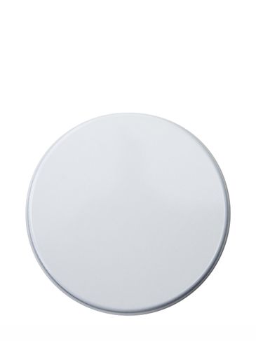 White metal 70-400 lid with standard plastisol liner