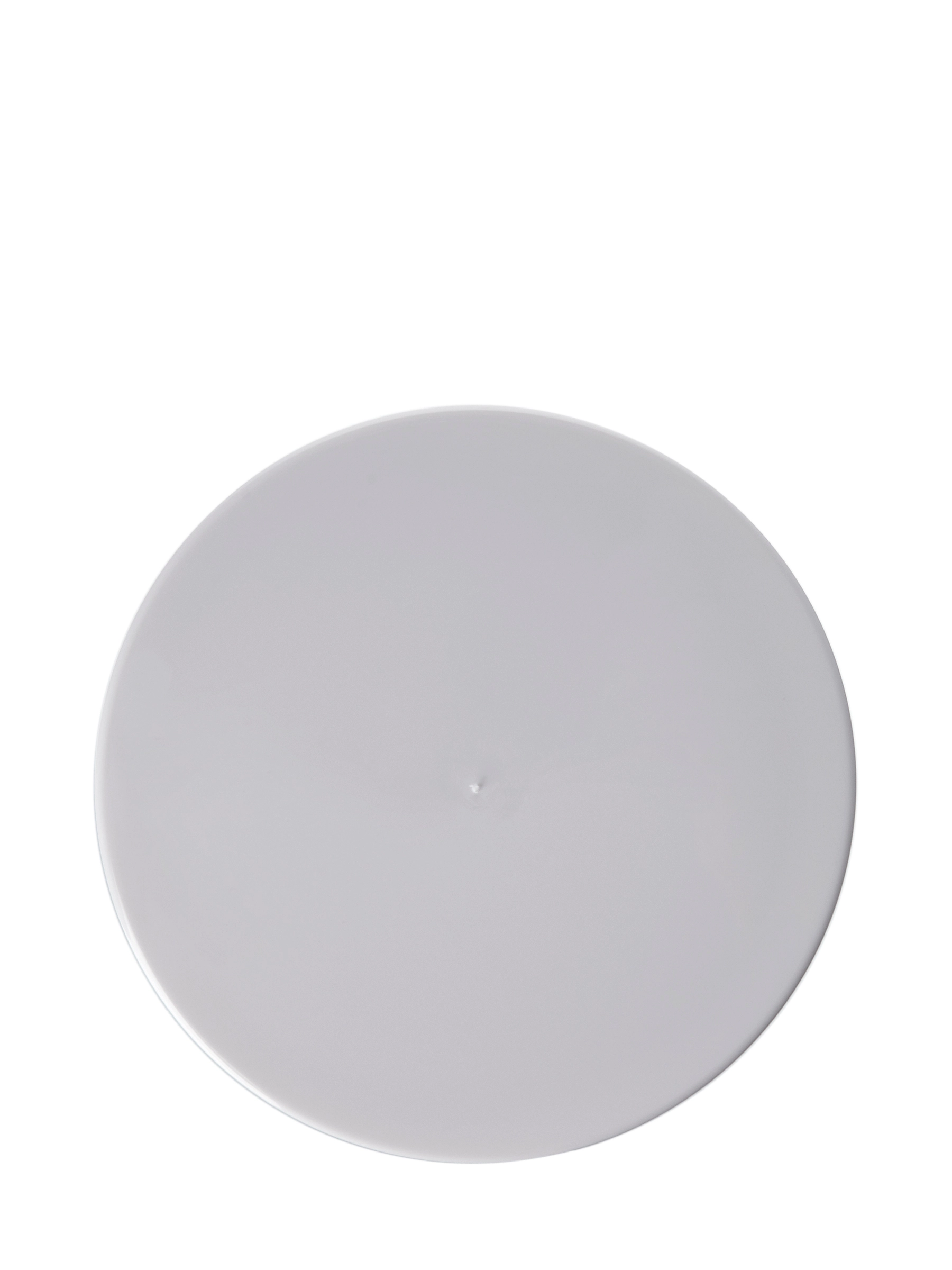 White PP Plastic 100-400 Smooth Skirt Lid – L17190WHH62