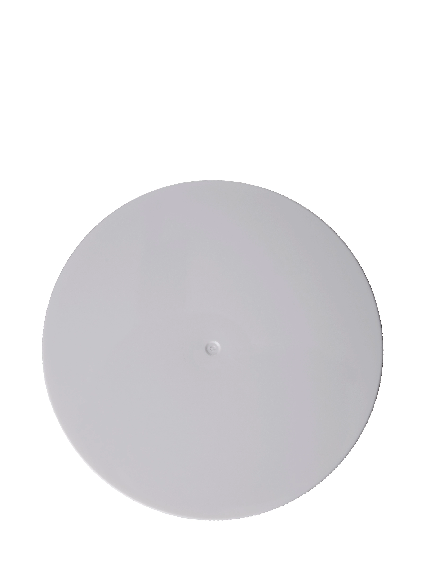 White PP Plastic 89-400 Ribbed Skirt Lid – L17519WHH75