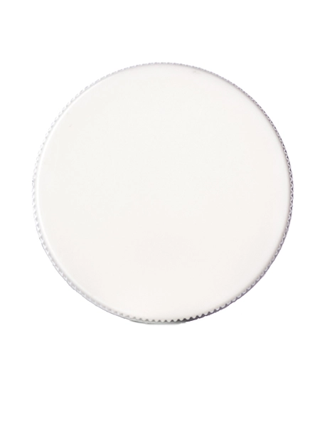 White PP Plastic 33-400 Ribbed Skirt Lid – L181PS