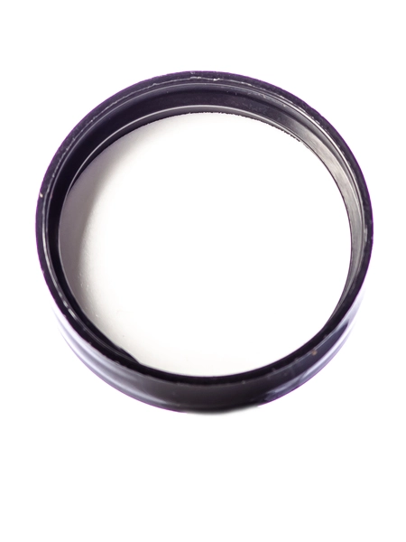Black PP Plastic 33-400 Dome Lid – L185B
