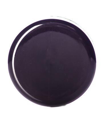 Black PP plastic 33-400 dome lid with heat induction seal (HIS) liner (for HDPE, LDPE, MDPE and PP plastic containers only)