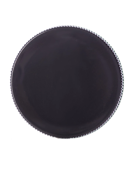 Black PP Plastic 33-400 Ribbed Skirt Lid – L188PS