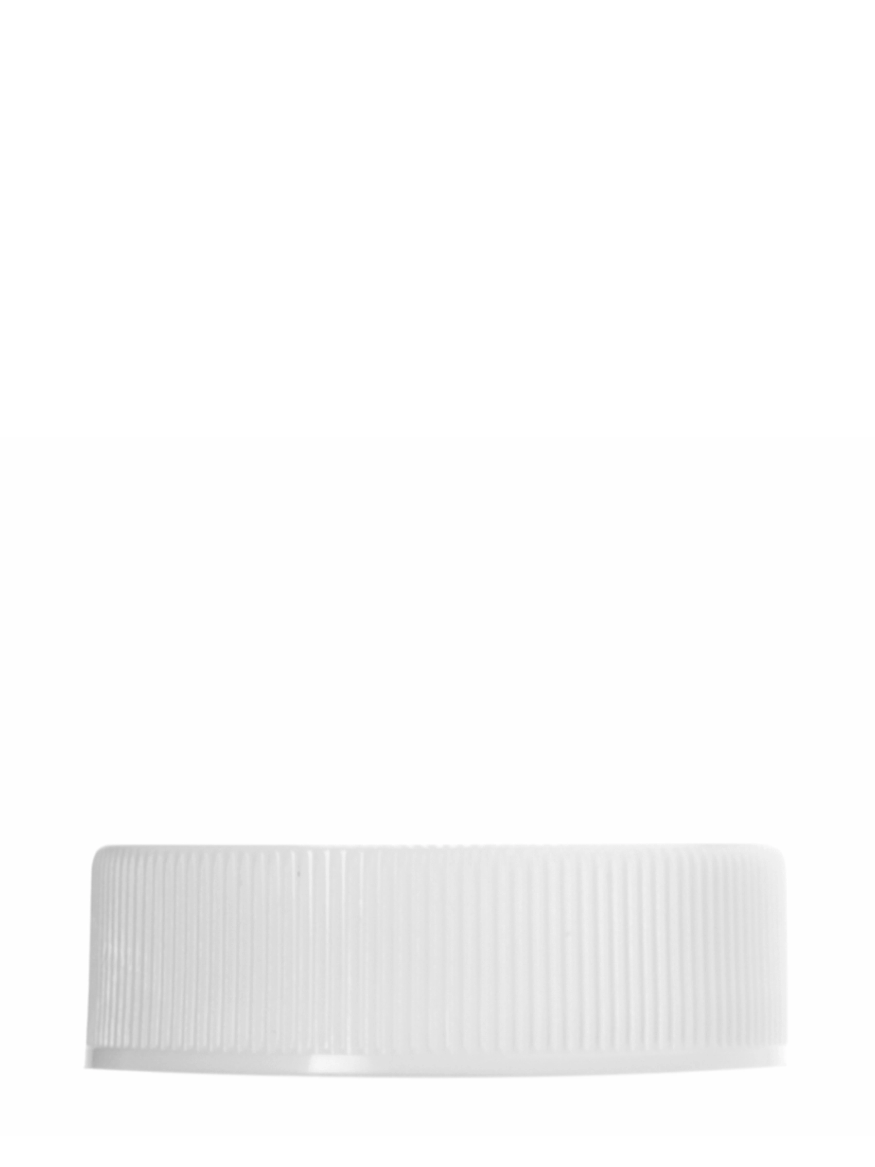 White PP Plastic 33-400 Ribbed Skirt Lid – L188WHF1