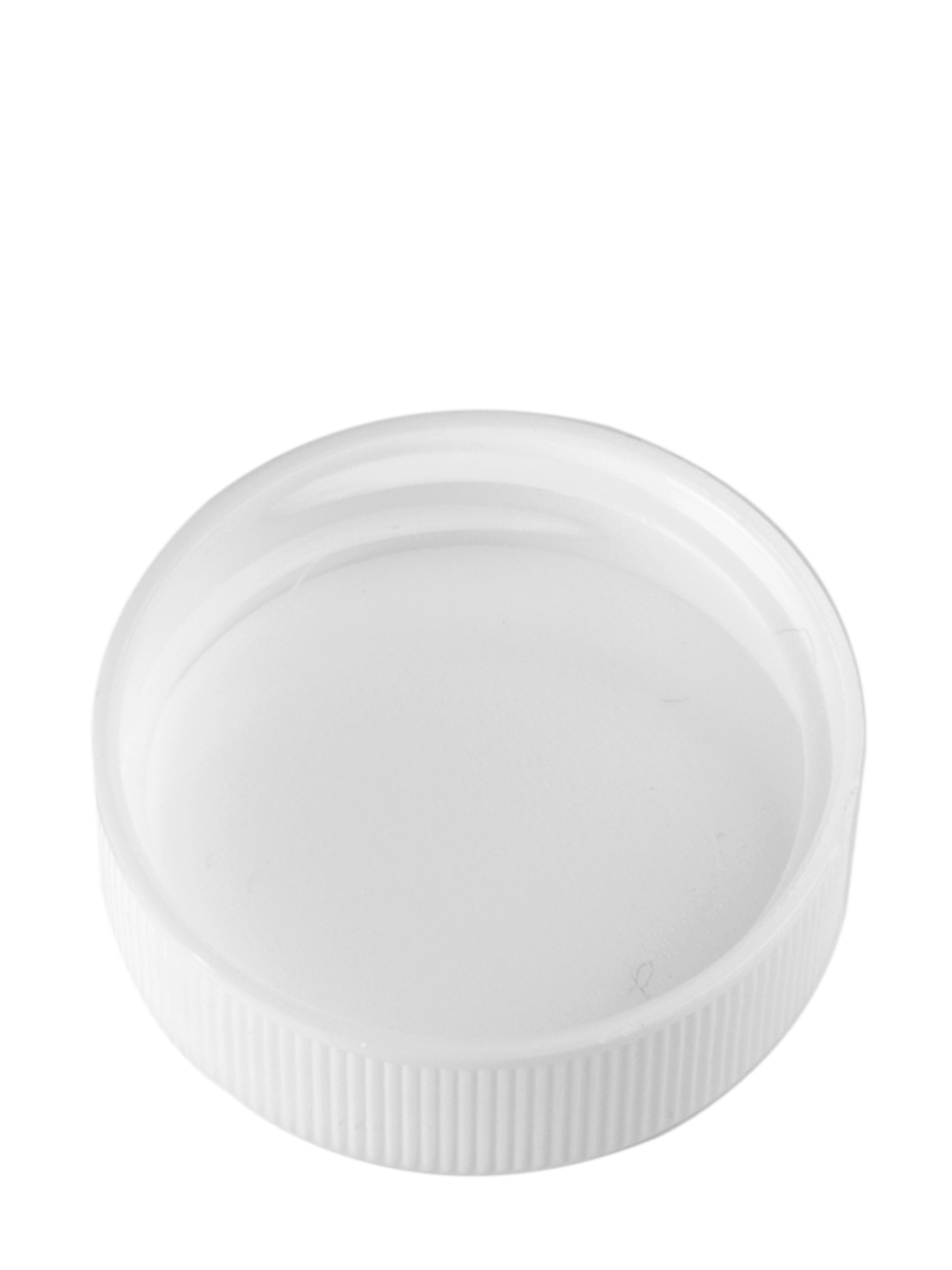 White PP Plastic 33-400 Ribbed Skirt Lid – L188WHF1