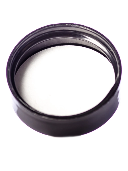 Black PP Plastic 33-400 Smooth Skirt Lid – L189S