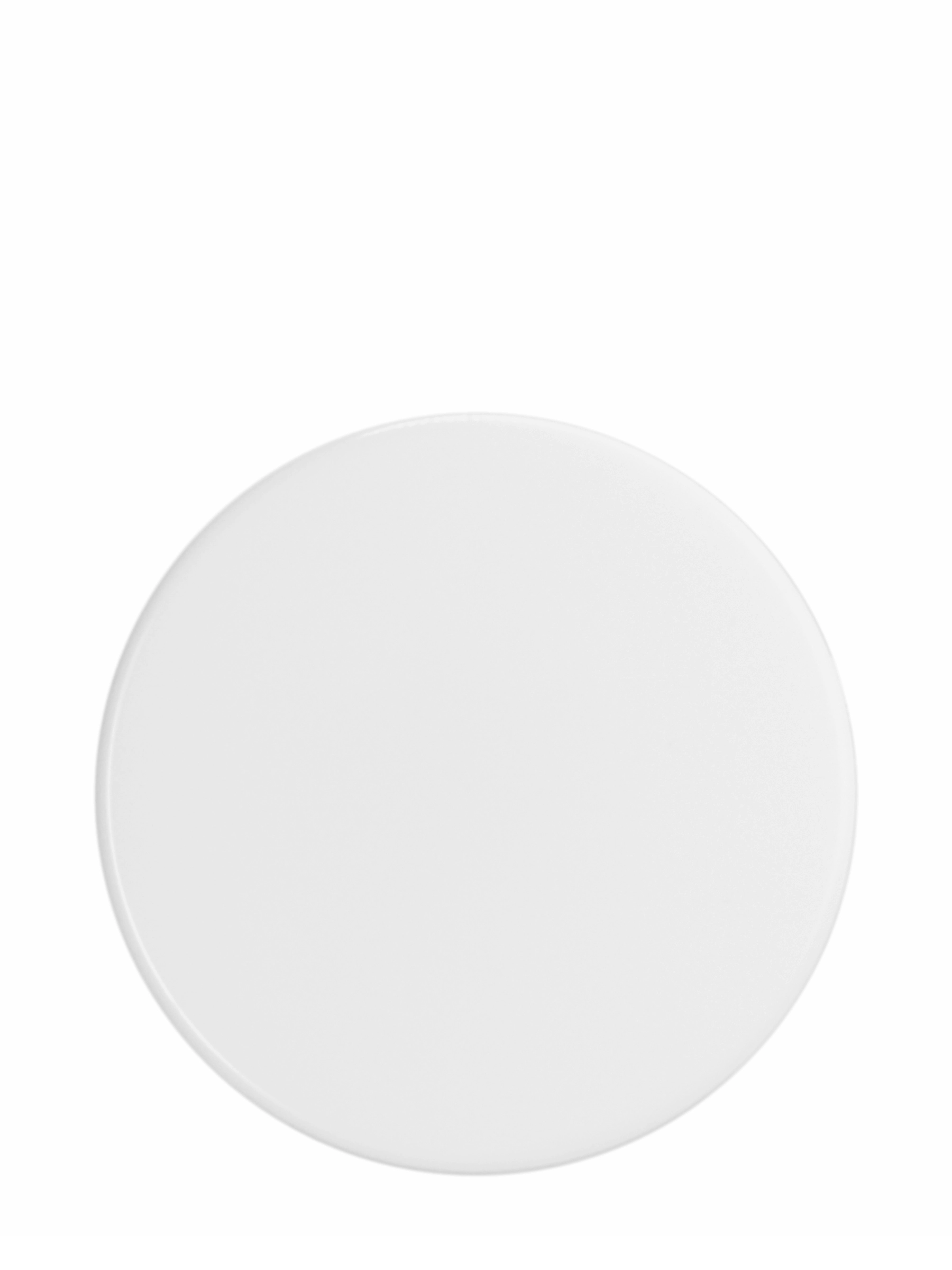 White PP Plastic 33-400 Smooth Skirt Lid – L189WHF2