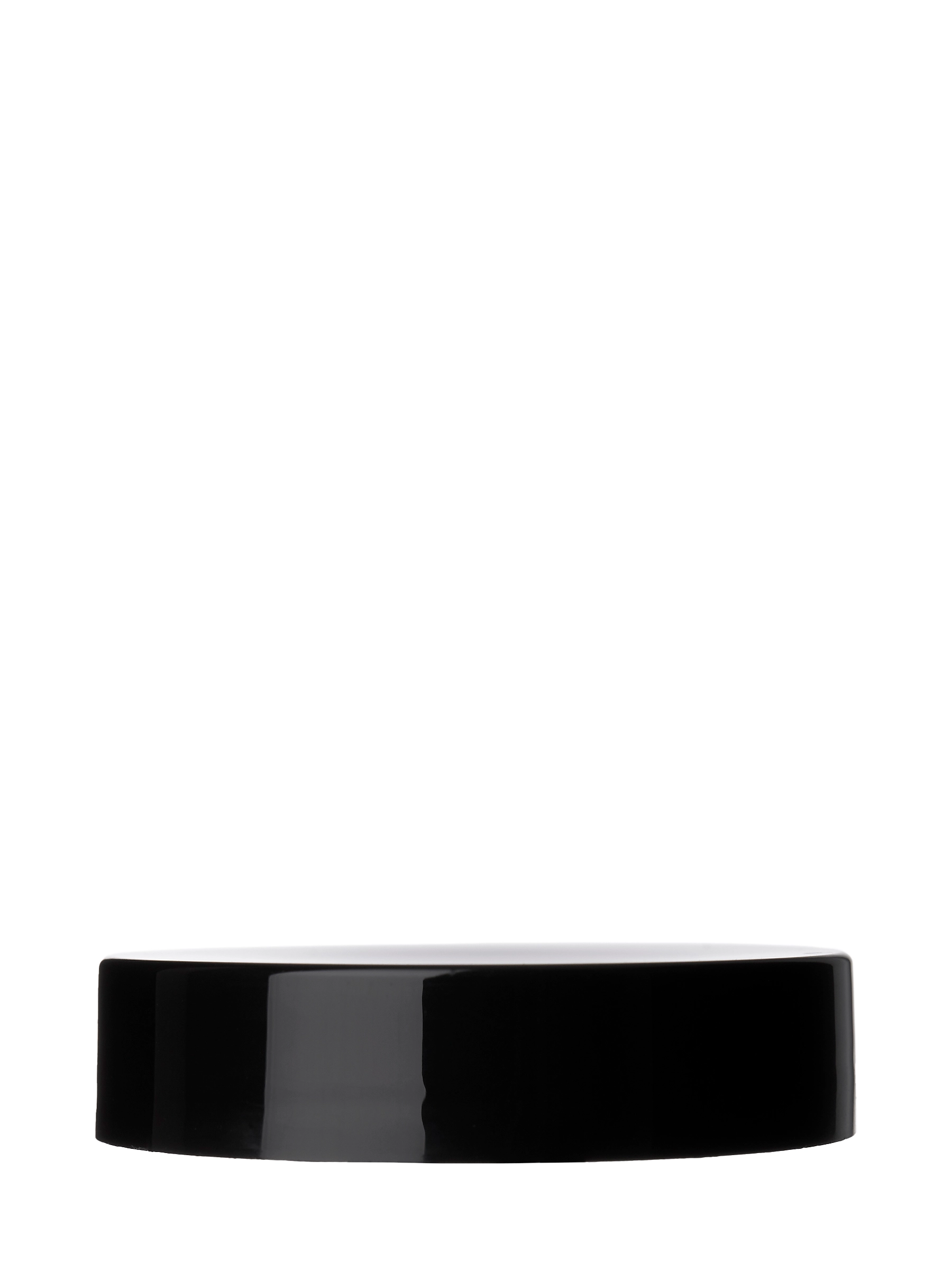 Black PP Plastic 45-400 Smooth Skirt Lid – L1935BKH15