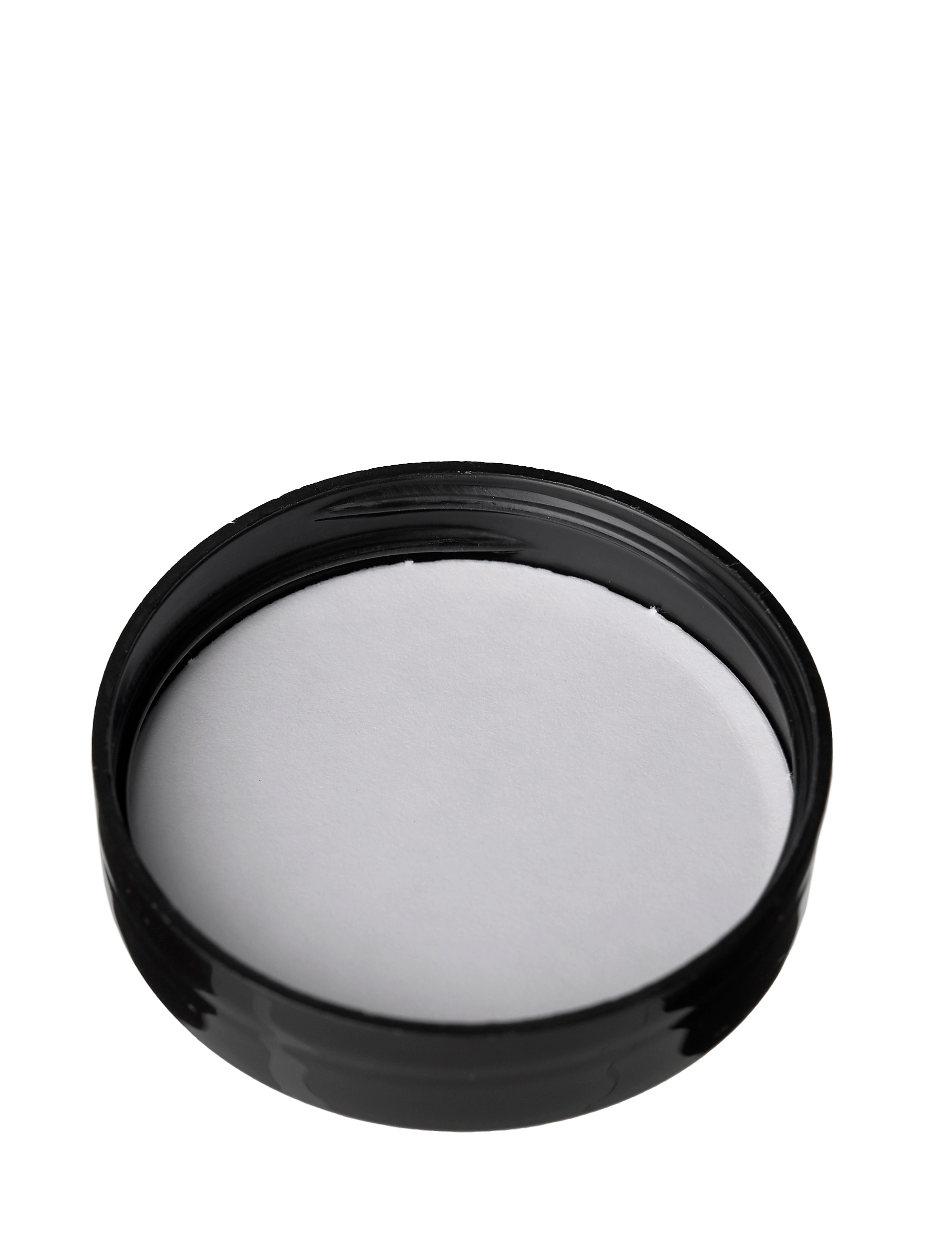 Black PP Plastic 45-400 Smooth Skirt Lid – L1935BKH15